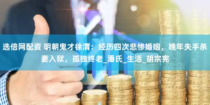 选倍网配资 明朝鬼才徐渭：经历四次悲惨婚姻，晚年失手杀妻入狱，孤独终老_潘氏_生活_胡宗宪